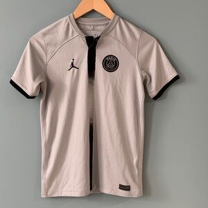 Nike Kids Gray and Black Paris Saint Germain Jersey